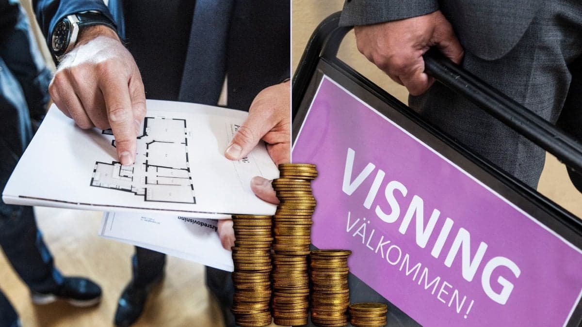 Prospekt och skylt.