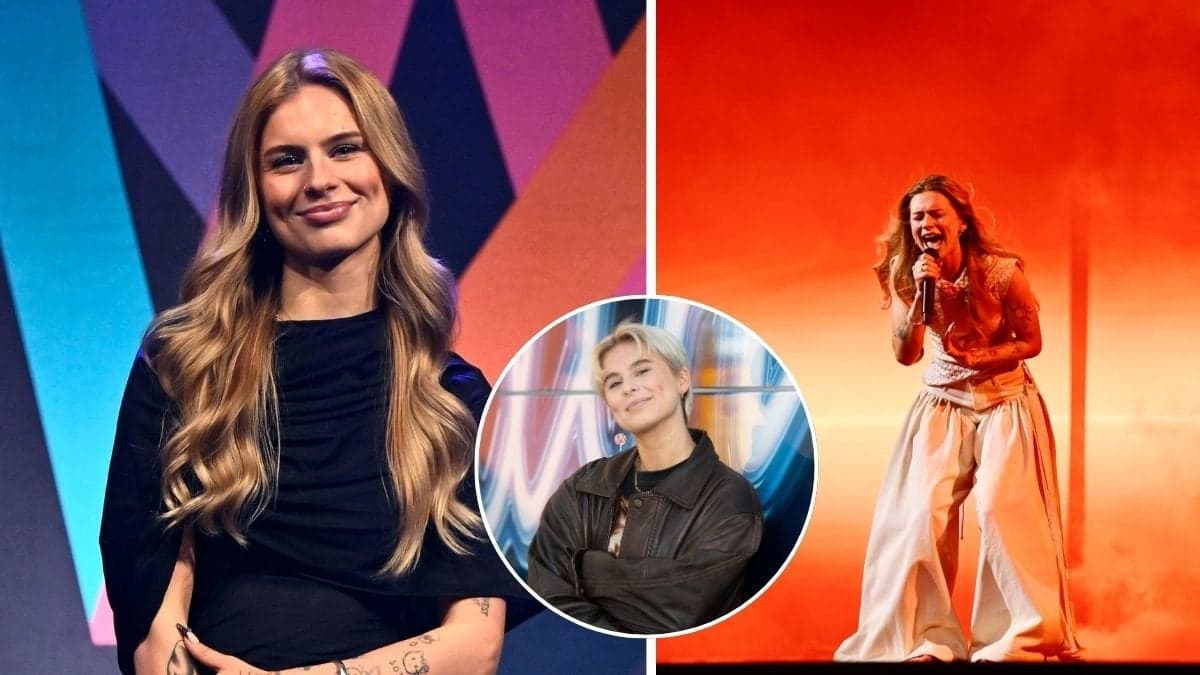 Indra Elg i Melodifestivalen 2026.