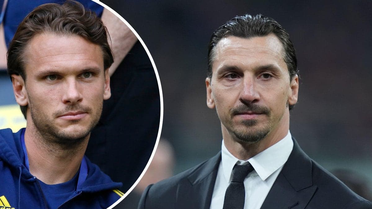 Albin Ekdal och Zlatan Ibrahimovic