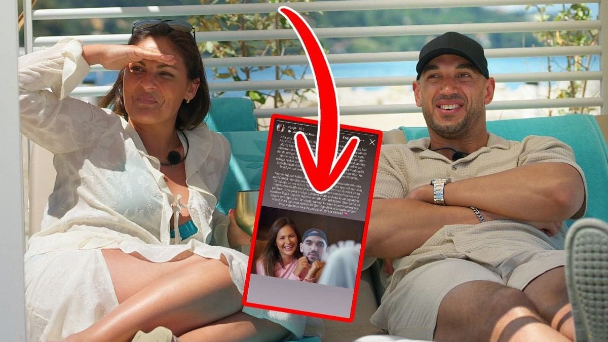 Ronja Eriksson och Aron Walker från Love is blind Sverige 2026