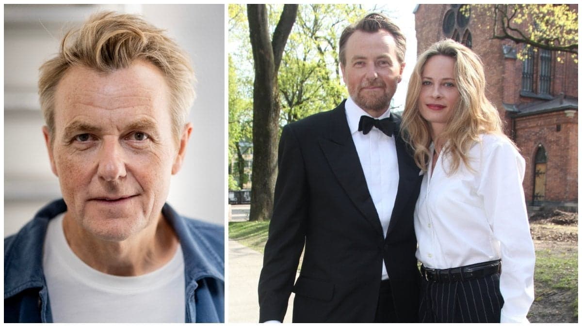 Fredrik Skavlan och Fredrik Skavlan tillsammans med Maria Bonnevie