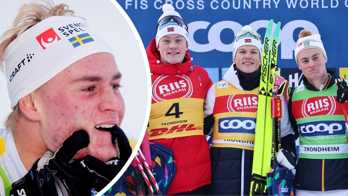 Alvar Myhlback på pallen.