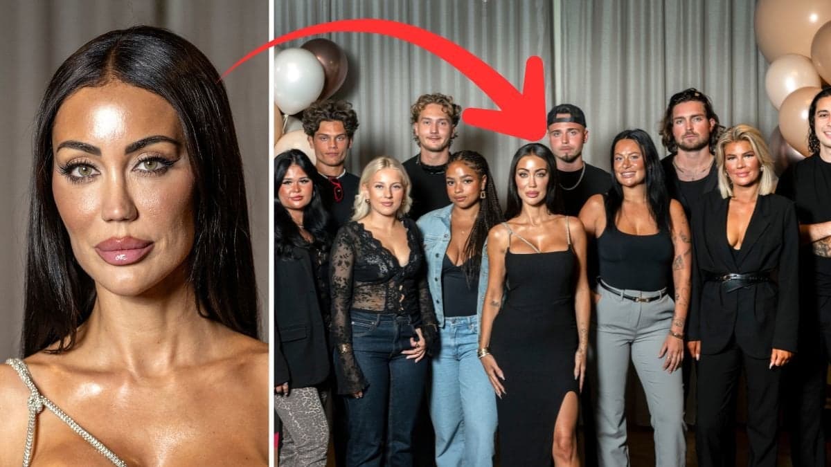 Rebecca Stella till vänster. Årets startande deltagare till höger.