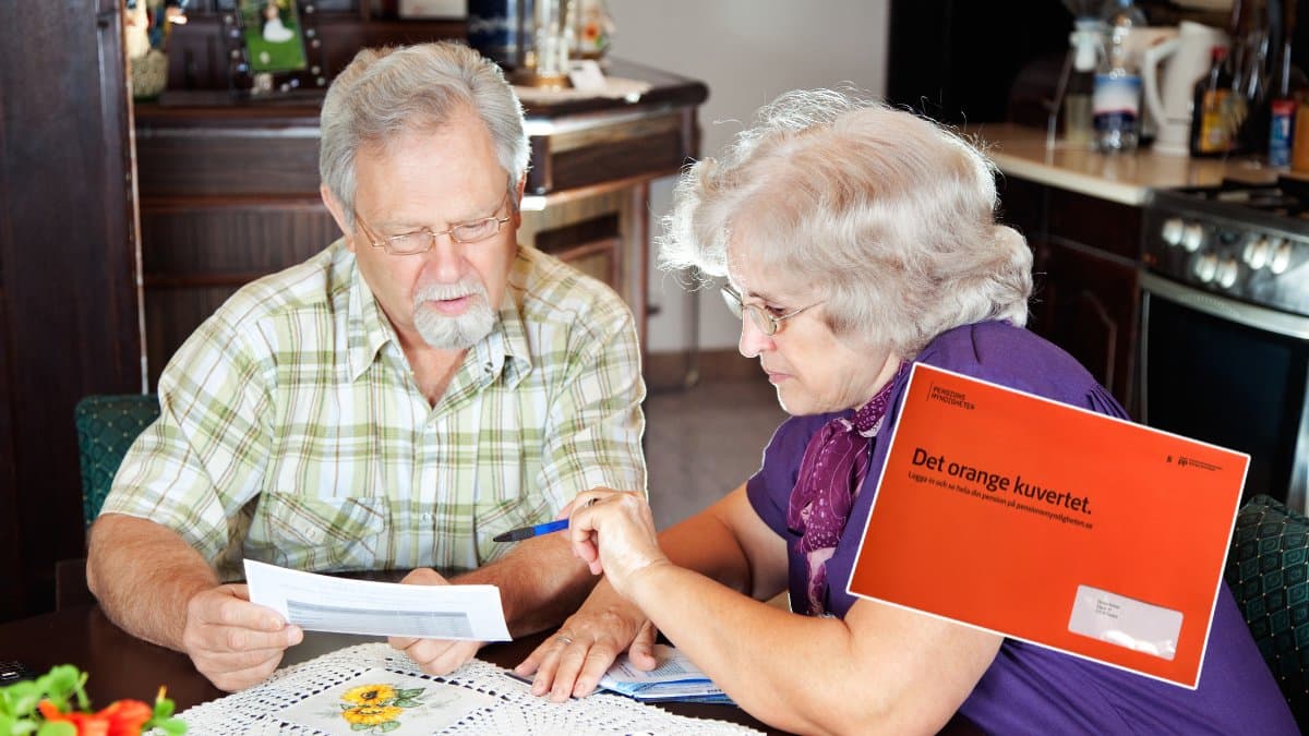 Pensionärer, Organge kuvertet 