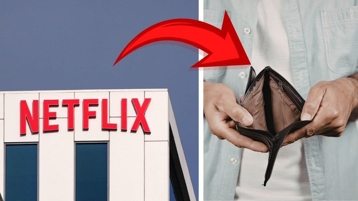 Netflix-skylt höger. Tom Plånbok höger.