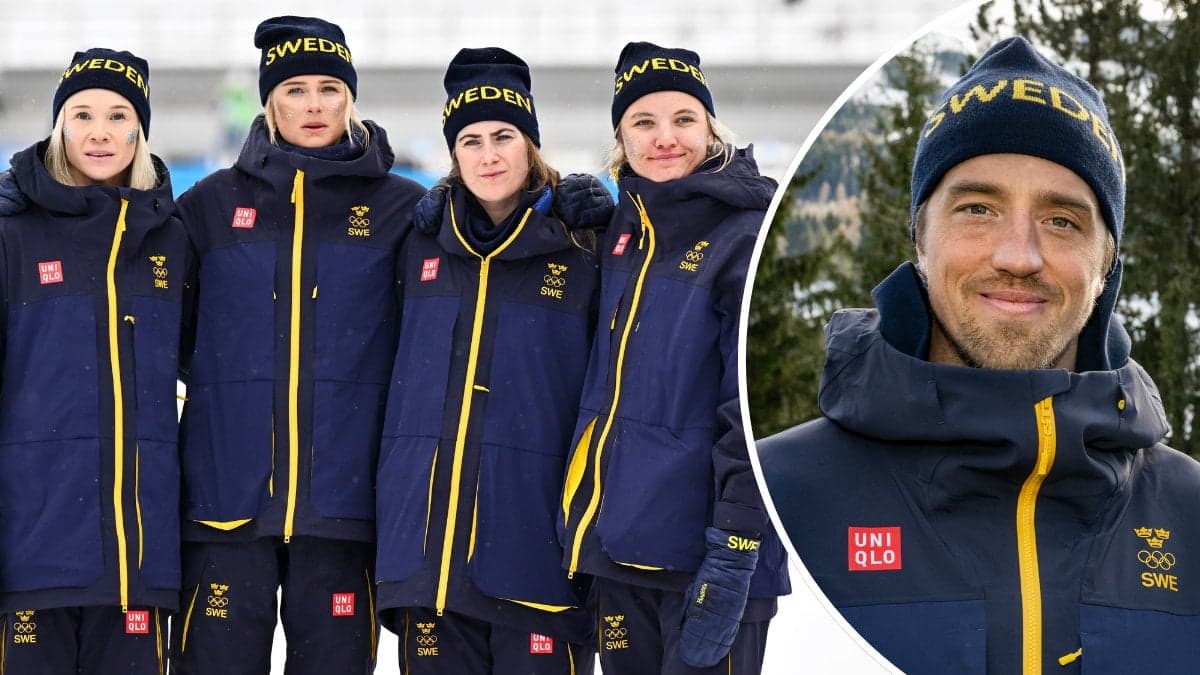 Stafettdamerna och Calle Halfvarsson.