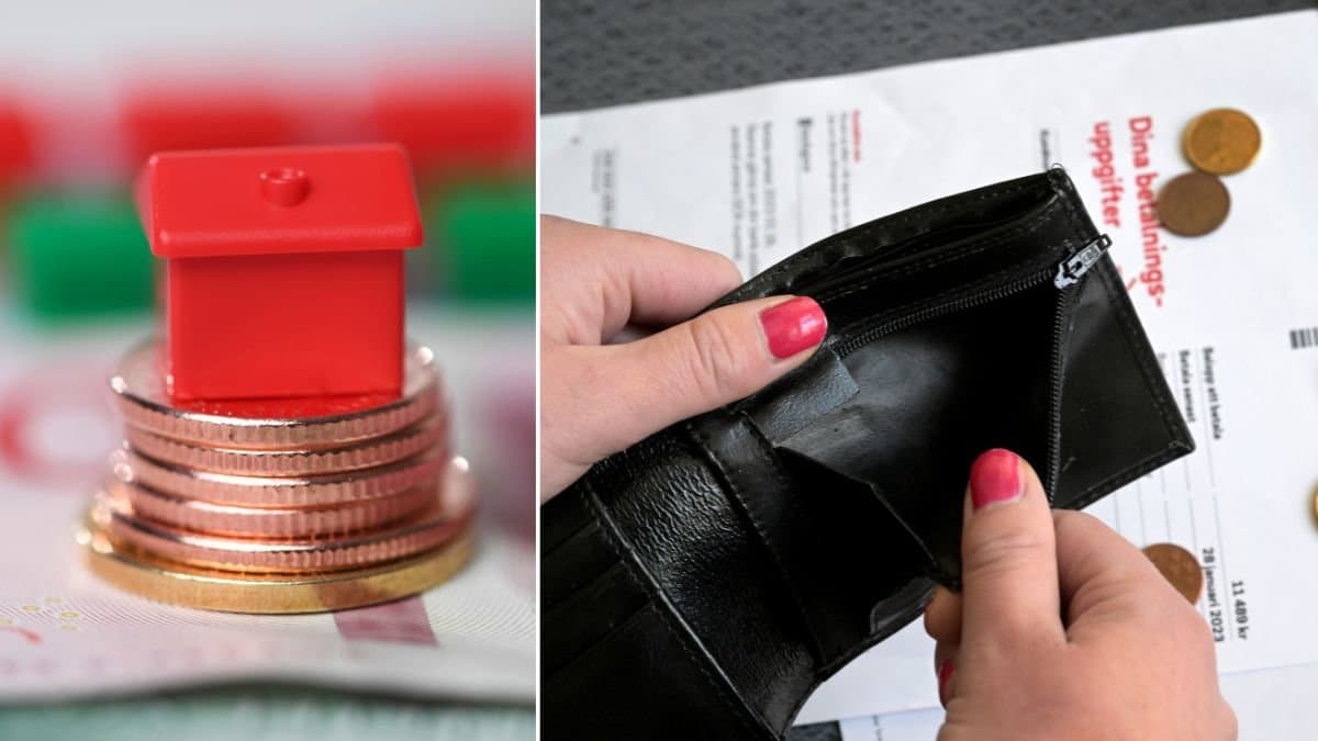 Pengar och en plånbok.