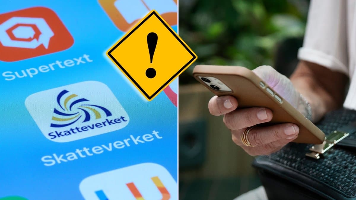 Skatteverkets app och mobil.