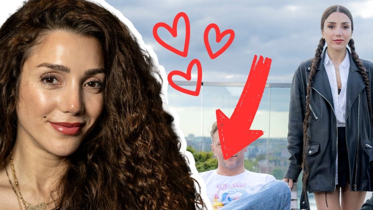 Gina Dirawi och Magnus Betnér