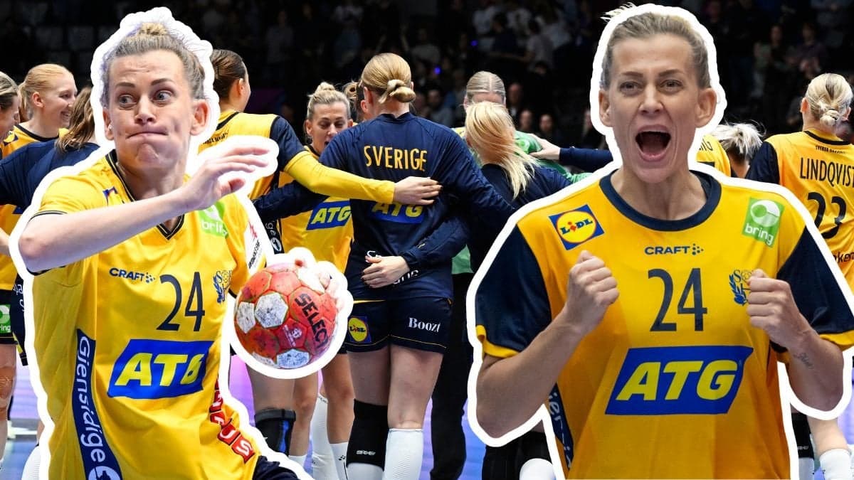 Landslaget i handboll och Nathalie Hagman.