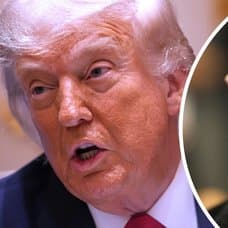 Donald Trump vänster. Volodymyr Zelenskyj höger.