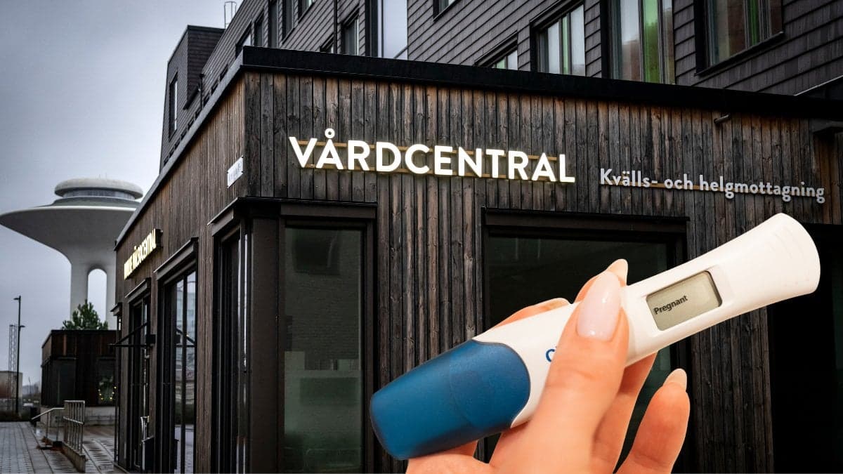Vårdcentral, Graviditetstest