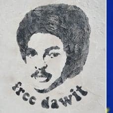 Dawit Isaak och Maria Malmer Stenergard.