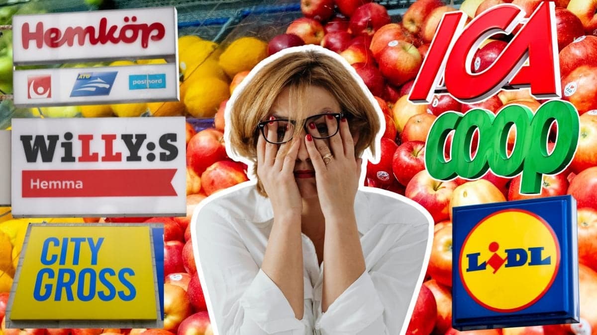 Coop, lidl, ica, willys