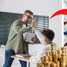 Pengar, Lärare, Kvinna, Mat