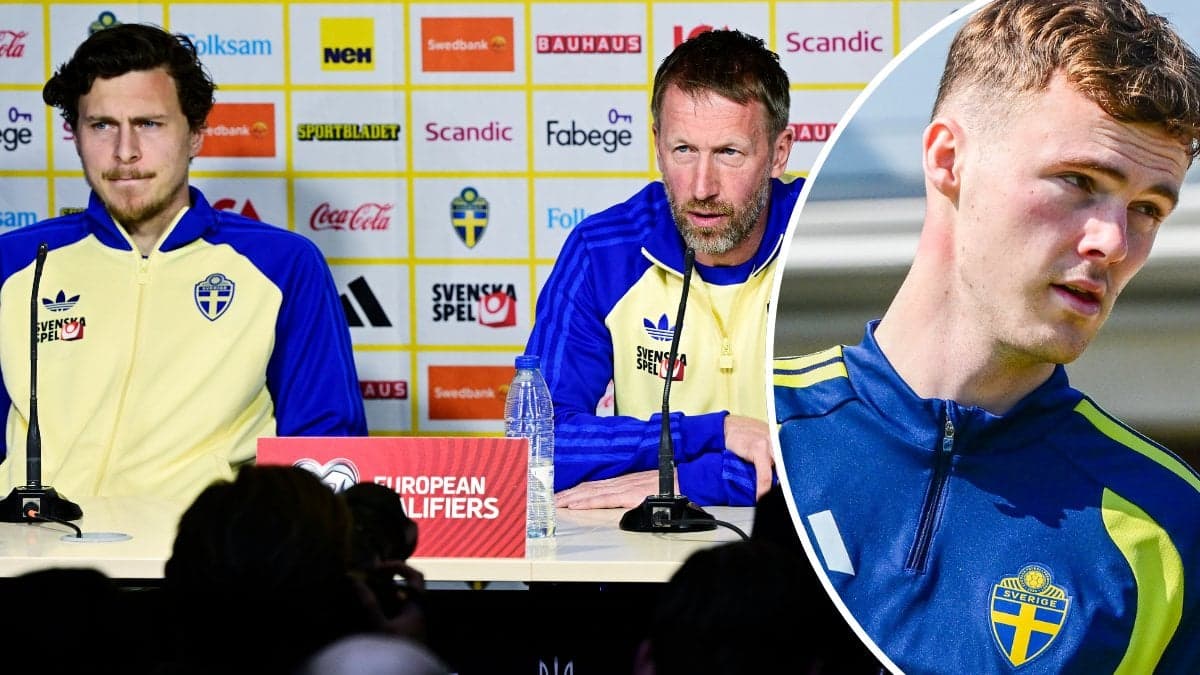 Victor Nilsson Lindelöf, Graham Potter och Williot Swedberg.