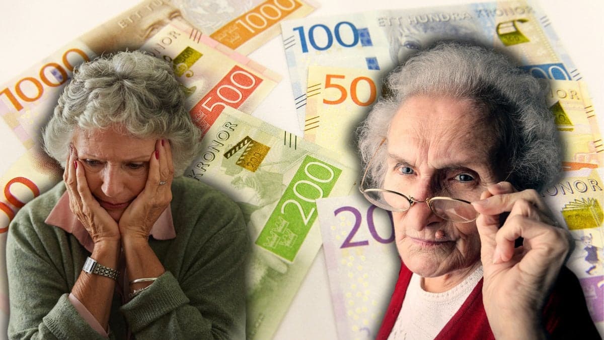 Pengar och två kvinnor.