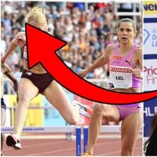 Moa Granat och Femke Bol