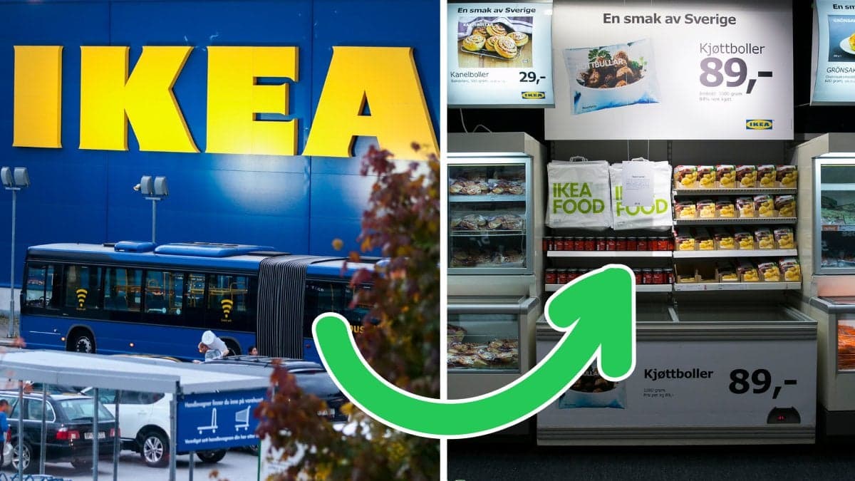 Ikea och ikeas restaurang.