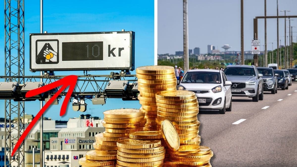 Trängselskatt och bilväg.