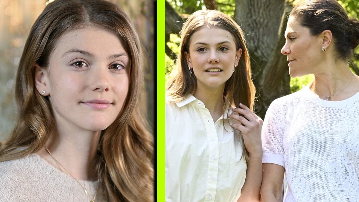 Prinsessan Estelle och kronprinsessan Victoria