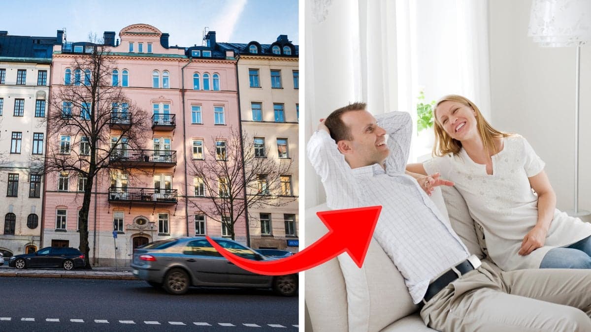 Bostäder och en glad familj