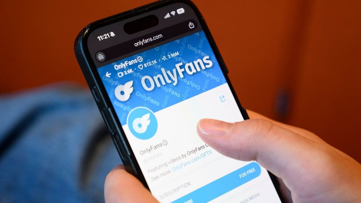 Onlyfans på mobil.