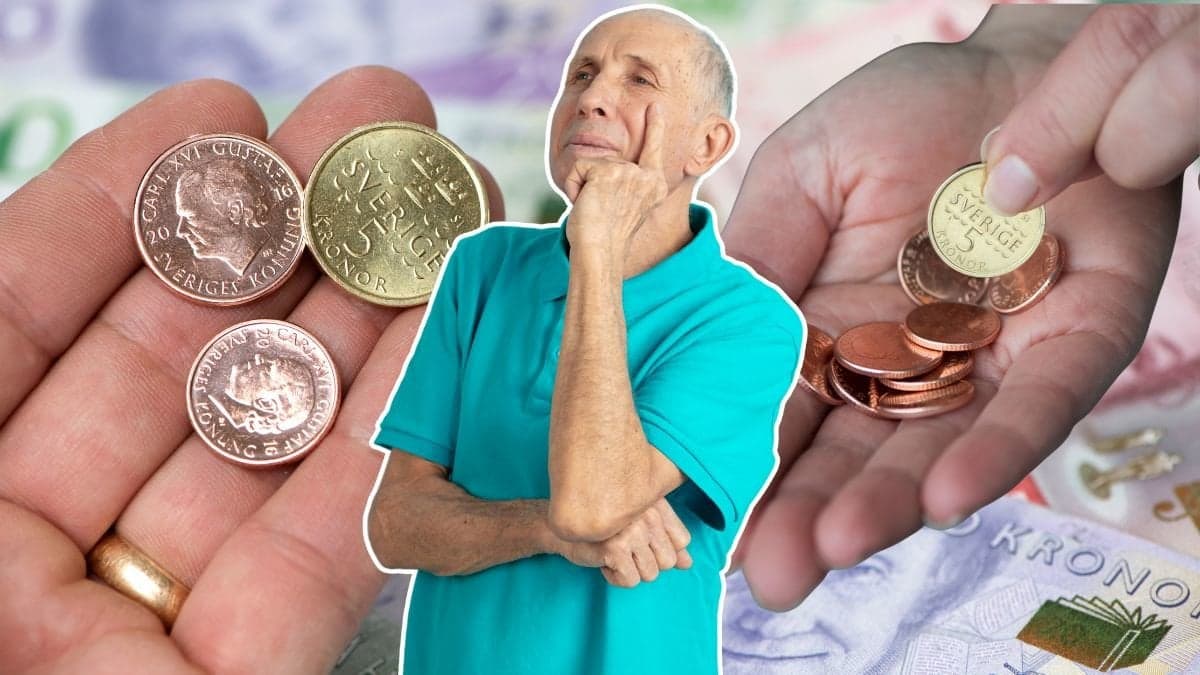 Sedlar, mynt och en tänkande man.