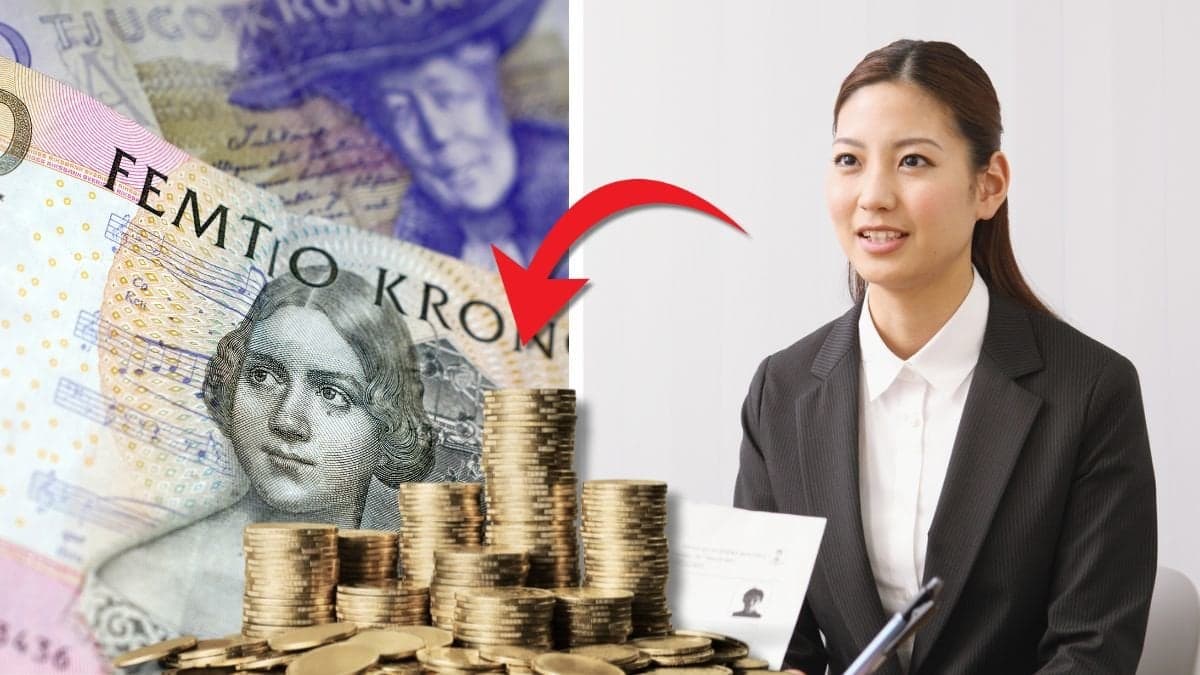 Pengar och en anställd.