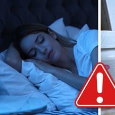 Kvinna som sover och svenska mediciner.