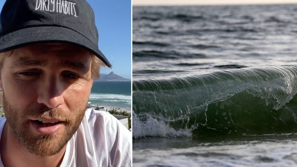 George Howes och en våg
