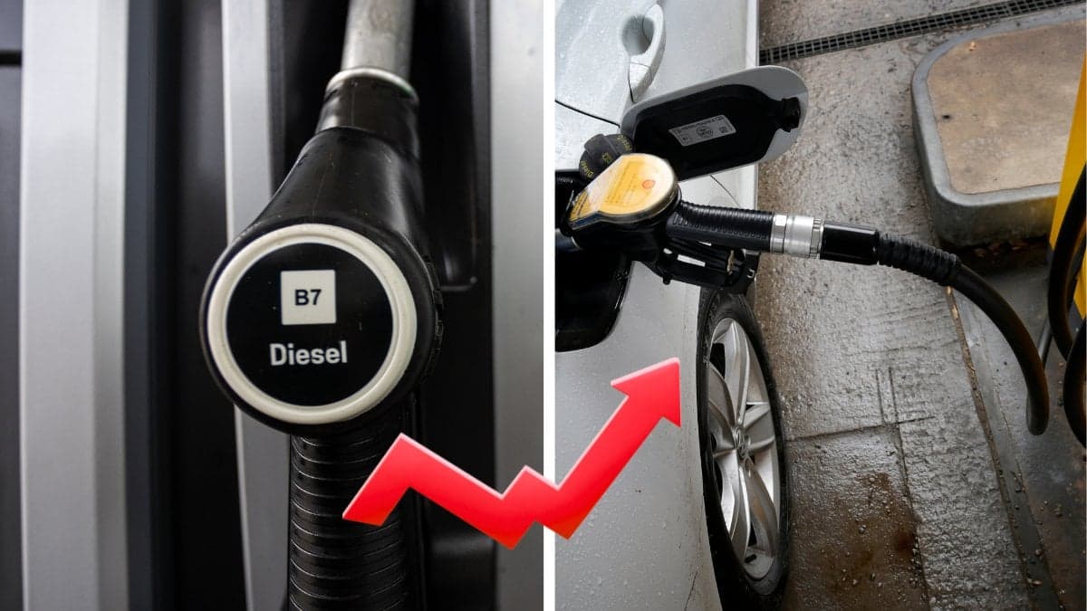 Disel priser går upp