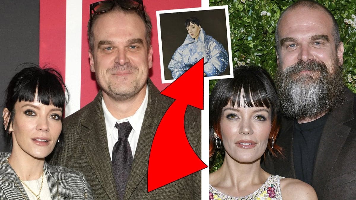 Lily Allen och David Harbour