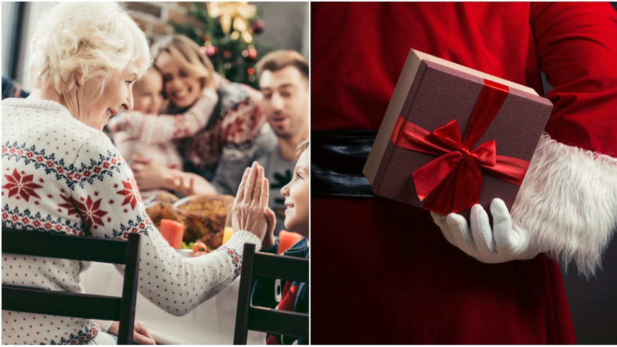 Julklapp till farmor.