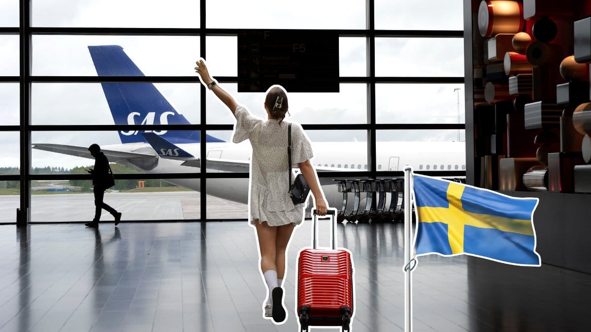 Flaga, flygplan, flygplats