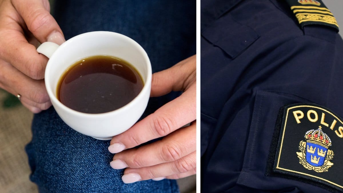 En polis har dömts för stöld av ett kaffepaket.