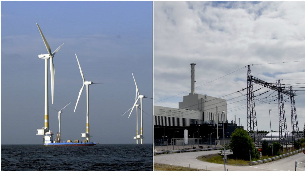 Vindkraftverk ute i havet