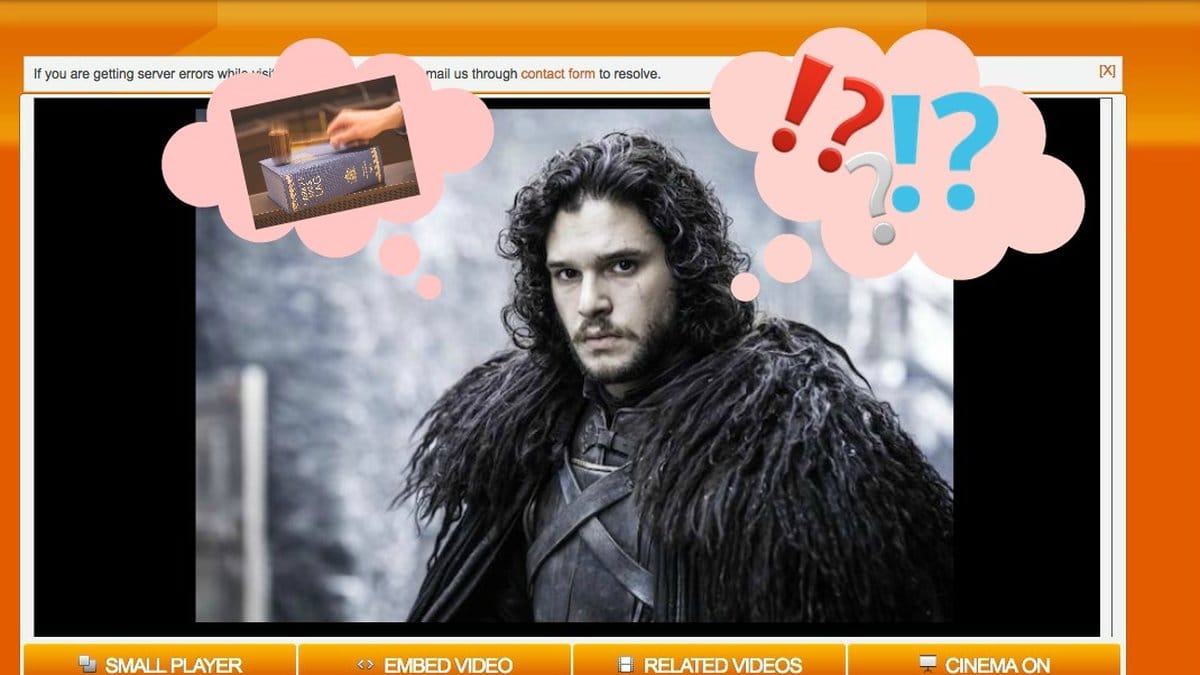 Game of Thrones med Jon Snow på Gorillavid