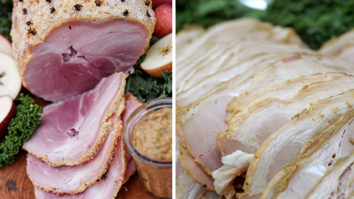 Obehagliga upptäckten i livsmedelsjättens julskinka. Arkivbild.