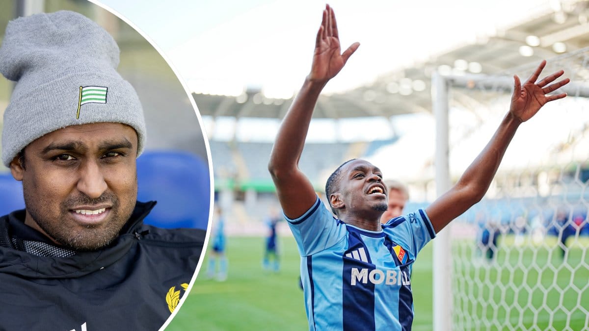 Kalle Karlsson och Joel Asoro.