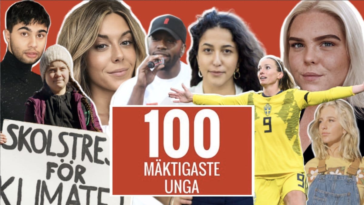 Här är Sveriges 100 mäktigaste unga 2019