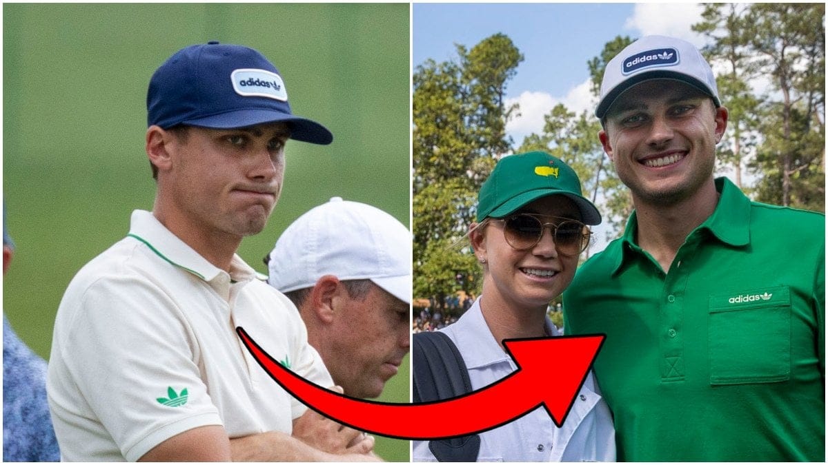 Ludvig Åberg drog nytta av flickvännen Olivia i Augusta