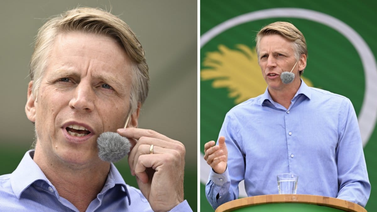 Per Bolund i Almedalen 2022.