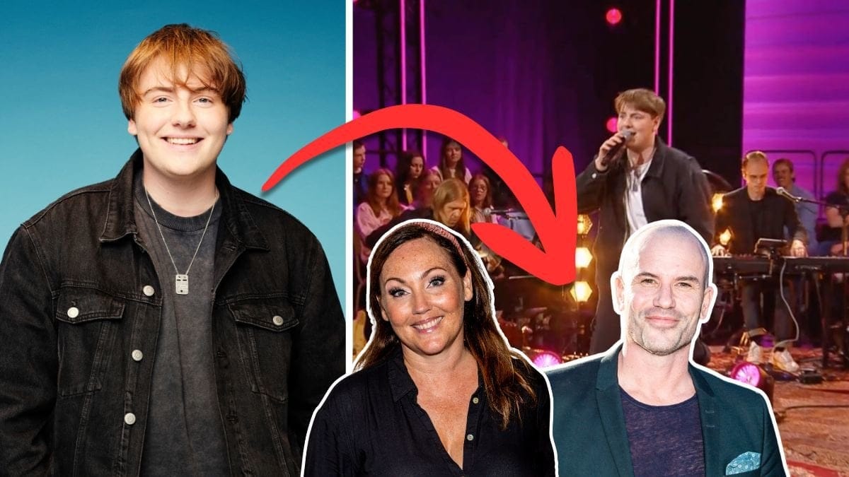 Love Hedlund Stenmarck och hans föräldrar Hanna Hedlund och Martin Stenmarck, samt en bild när Love uppträder i Idol