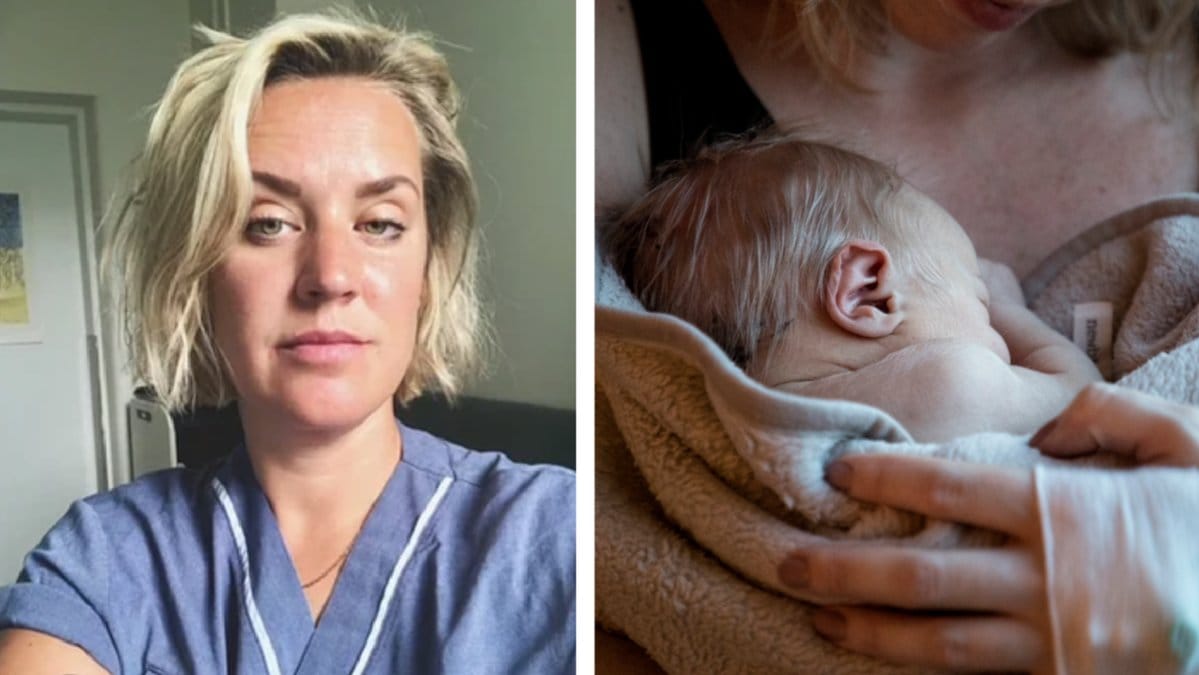Barnmorskan Rebecca Nilsson berättar om förlossningskrisen.