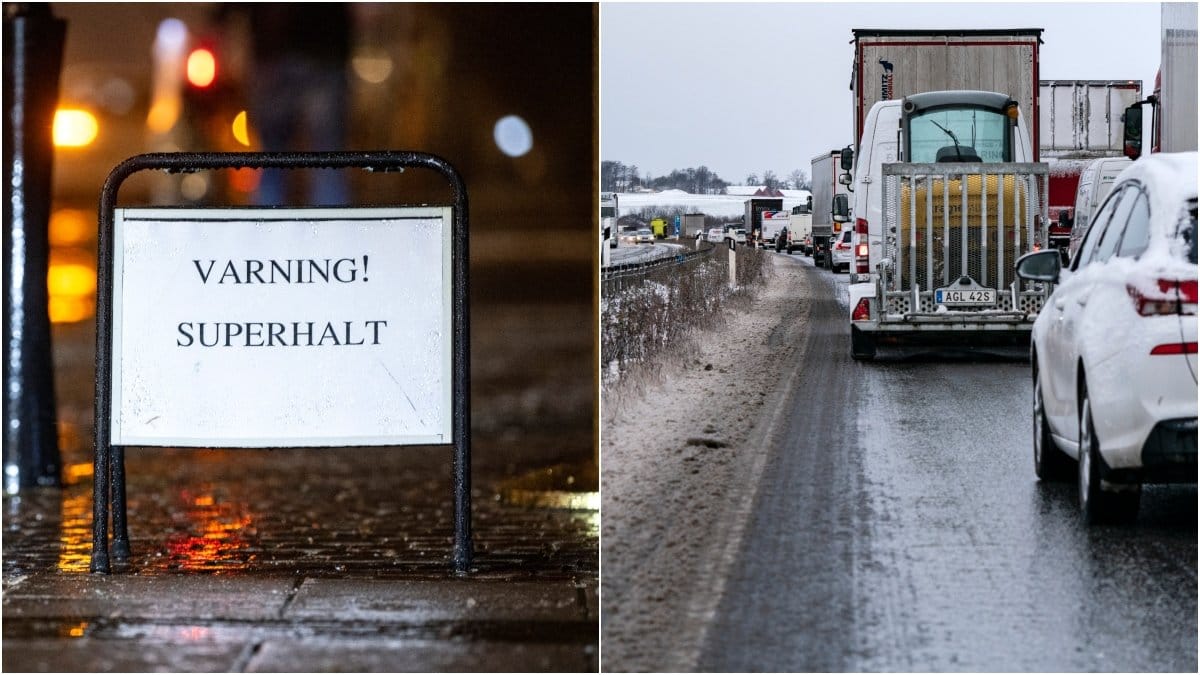 Det blir halt i Sverige under onsdagen.