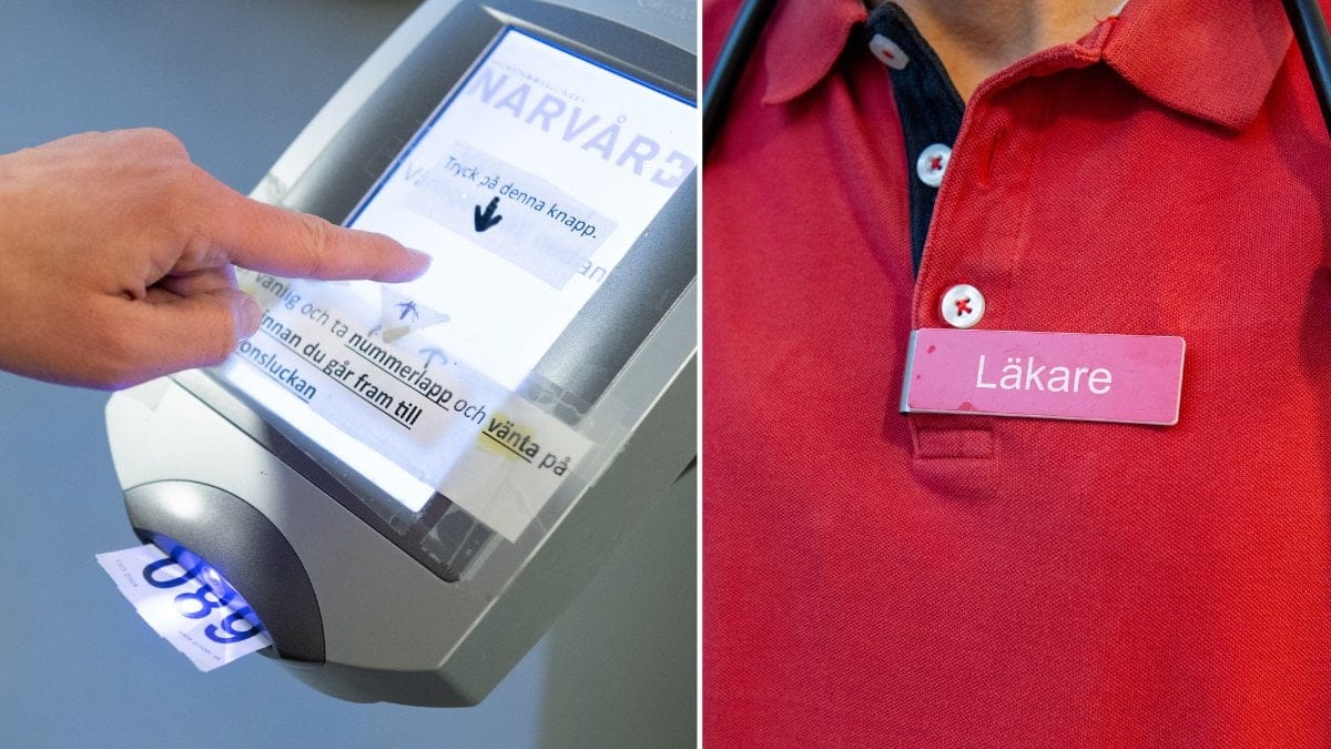 Vårdcentral, nummerlap, läkare