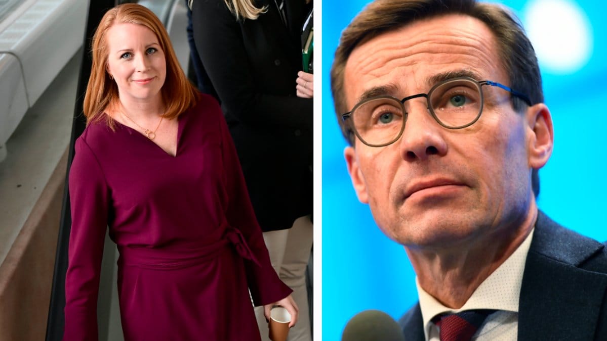Annie Lööf och Ulf Kristersson. Kollage. 