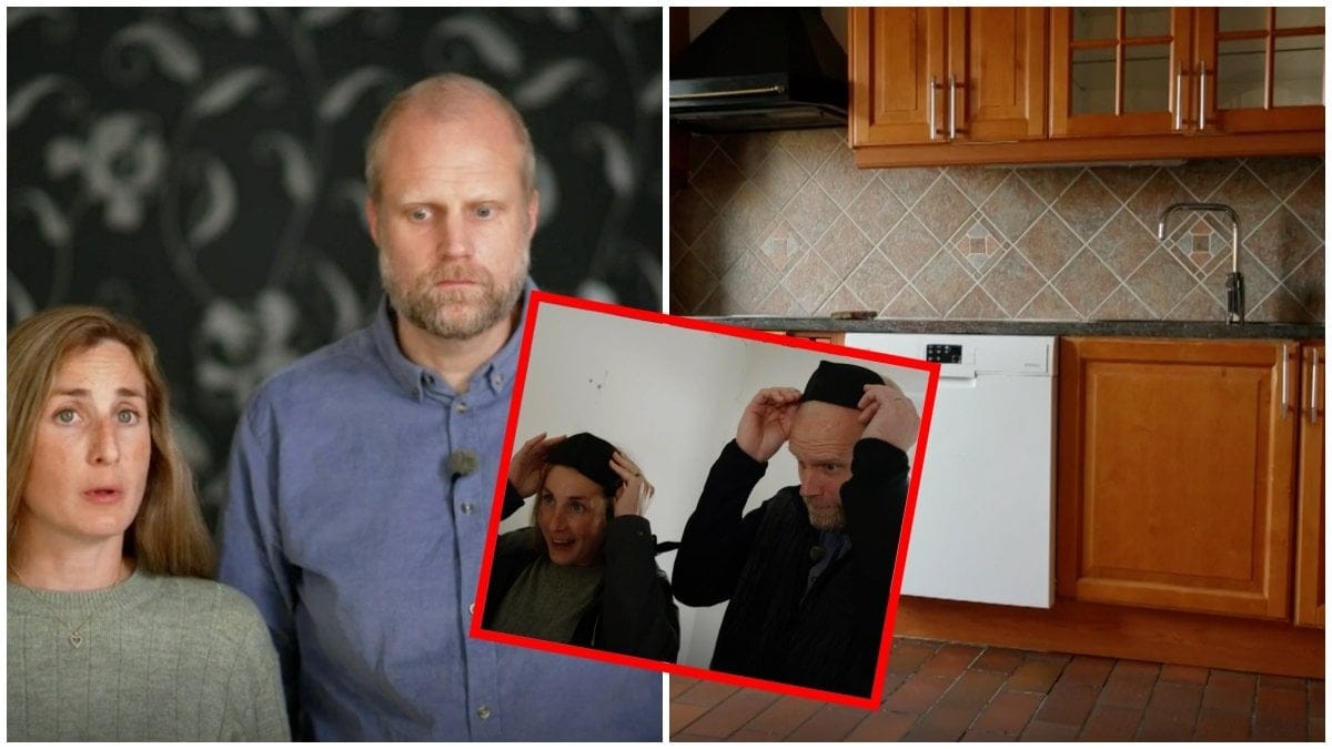 Veronica och Patrik får en chock när de ser sitt nya hus.