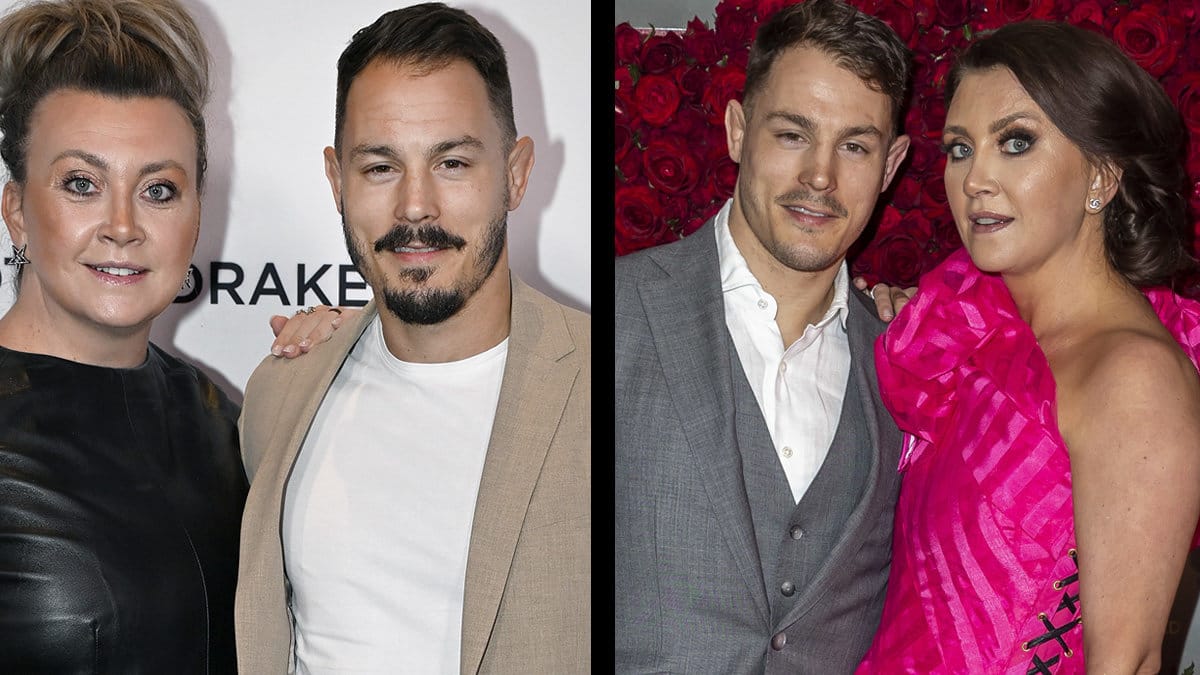 Camilla Läckberg och Simon Sköld